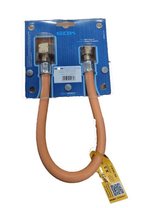 GOK HogeDruk Gasslang 450mm M20xSHELL 2024, Caravans en Kamperen, Kampeeraccessoires, Nieuw, Ophalen of Verzenden