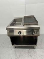 RVS Diamond bakplaat met bain marie Gas / 230V Horeca, Ophalen of Verzenden, Nieuw in verpakking