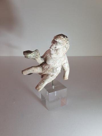 Grec ancien, hellénistique Terre cuite figure grotesque de, Antiquités & Art