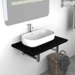 vidaXL Badkamermeubel 60x40x16,3 cm zwart, Huis en Inrichting, Badkamer | Badkamermeubels, Verzenden, Nieuw