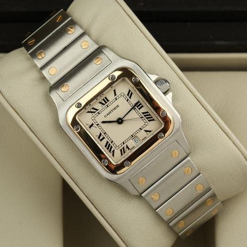 Cartier - Santos Galbée - 187901 - Homme - 1990-1999, Handtassen en Accessoires, Horloges | Heren