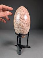 Perzik maansteen (Zebradorite) Lingam - Hoogte: 16.5 cm -