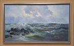 Meeuwis van Buuren (1902-1992) - Zeezicht met fantastische, Antiek en Kunst, Kunst | Schilderijen | Klassiek