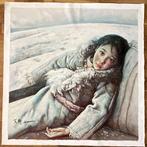 OIL PAINTING ON CANVAS“Tibetan girl” - Attributed to, Antiek en Kunst