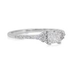 Ring - 18 karaat Witgoud - 1.32ct. tw. Diamant (Natuurlijk), Nieuw