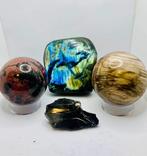 Versteend hout Kavel met verschillende items - Hoogte: 9 cm, Verzamelen