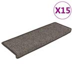 vidaXL Trapmatten zelfklevend 15st sisal-look 65x21x4cm, Verzenden