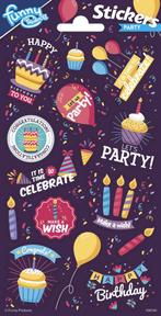 Stickers Party Glitter, Hobby en Vrije tijd, Verzenden, Nieuw