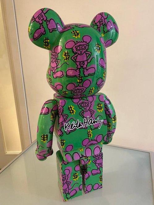 Keith Haring (1958-1990) - Bearbrick Keith Haring 1000%, Antiek en Kunst, Kunst | Schilderijen | Modern