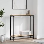 vidaXL Wandtafel 75x22,5x75 cm bewerkt hout sonoma, Huis en Inrichting, Tafels | Bijzettafels, Verzenden, Nieuw