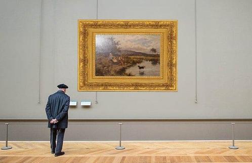 Joseph Paulmann (XIX-XX) - Lazy moments, Antiek en Kunst, Kunst | Schilderijen | Klassiek