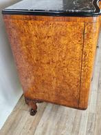 Credenza - Credenza Chippendale met marmeren blad -, Antiek en Kunst