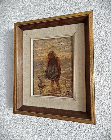 Blommers(XIX-XX), Kring van - Meisje aan het strand