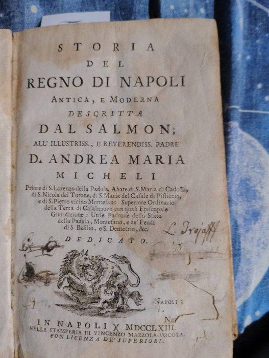 Salmon Th. e anonimo Napoletano - Storia del Regno di Napoli, Antiek en Kunst, Antiek | Boeken en Manuscripten