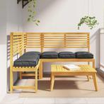 vidaXL Palletkussen voor zitting 6 pcs Zwart 40 x 40 x 8 cm, Huis en Inrichting, Verzenden, Nieuw