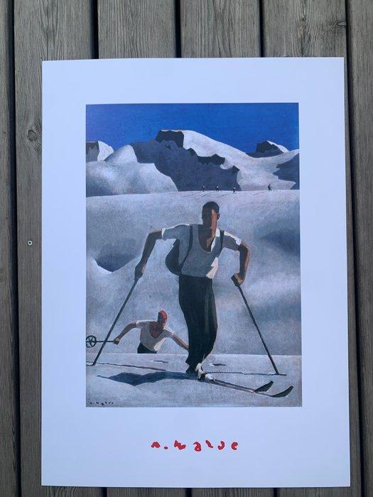 Alfons Walde - The Ascent, Antiek en Kunst, Kunst | Tekeningen en Fotografie