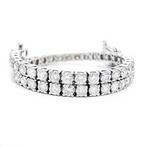 Zonder Minimumprijs - Armband - 14 karaat Witgoud - 4.95ct., Nieuw
