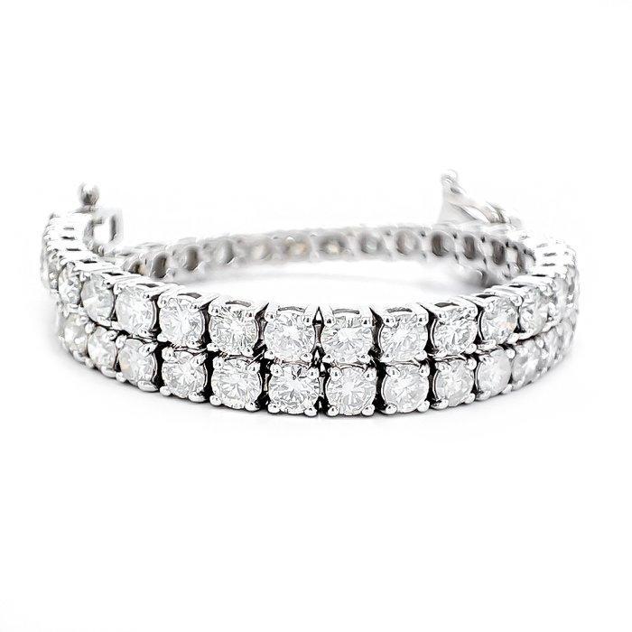 Zonder Minimumprijs - Armband - 14 karaat Witgoud - 4.95ct., Handtassen en Accessoires, Armbanden