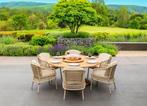 4 Seasons Outdoor Puccini diningset latte met Prado, Nieuw