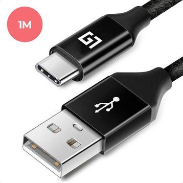 Tweedekans | LifeGoods USB-C kabel - 1M - 2.4A - USB C naar beschikbaar voor biedingen