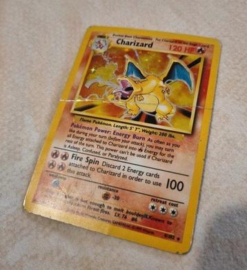 Pokémon - 1 Card - Dracaufeu 4/102 Première édition - WOTC