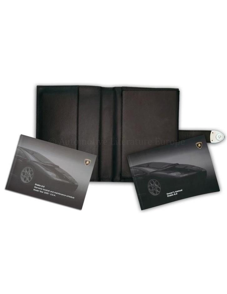 2000 LAMBORGHINI DIABLO 6.0 BOORDMAP, Auto diversen, Handleidingen en Instructieboekjes, Ophalen of Verzenden