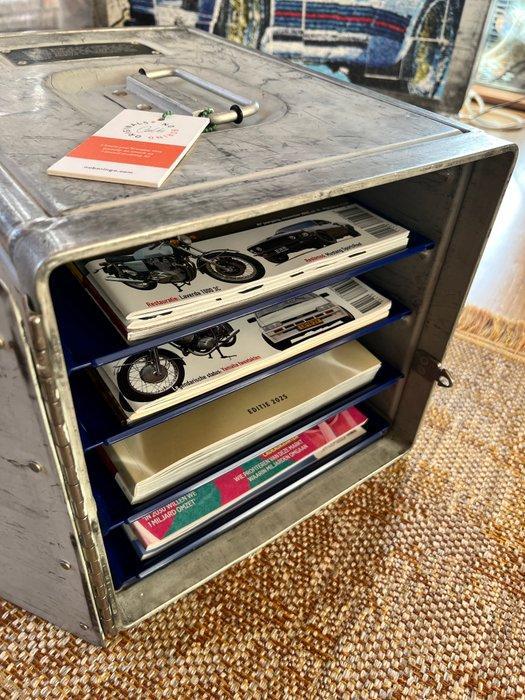 Vliegtuig container incl. 4 plateaus - Container - Sabena, Antiek en Kunst, Antiek | Wandborden en Tegels