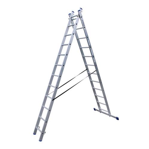 Alumexx ladder 2 delig, Doe-het-zelf en Bouw, Ladders en Trappen, Nieuw, Verzenden