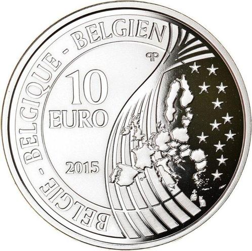 België. 10 Euro 2015 Bataille de Waterloo Proof (Zonder, Postzegels en Munten, Munten | Europa | Euromunten