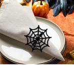 Halloween Servet Houder Spinnenweb, Nieuw, Verzenden