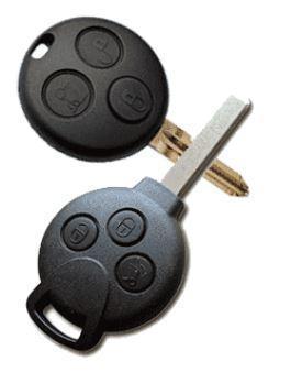 Autosleutel Smart Fortwo, Forfour, Passion, Pulse, Roadster, Auto diversen, Overige Auto diversen