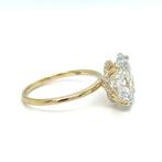 Zonder Minimumprijs - Ring - 14 karaat Geel goud - 3.12ct., Handtassen en Accessoires, Ringen, Nieuw