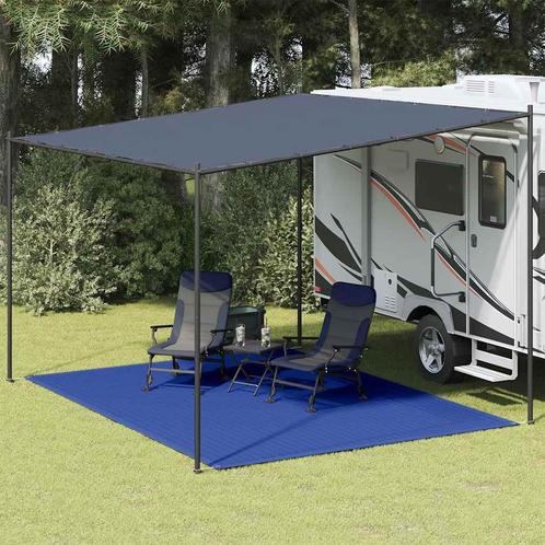 vidaXL Tenttapijt 300x400 cm HDPE blauw, Caravans en Kamperen, Tentaccessoires, Nieuw, Verzenden