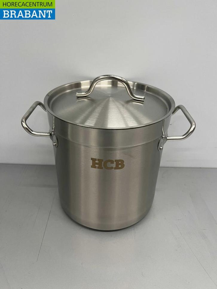 RVS Soeppan Kookpan Pan Inductie 20 x 20 cm 6 liter Horeca, Zakelijke goederen, Horeca | Keukenapparatuur, Ophalen of Verzenden