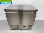 Établi réfrigéré en acier inoxydable 2 portes 90 cm 230V, Verzenden, Nieuw in verpakking