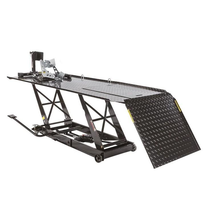 Extra brede heftafel hydraulisch met inrijklem voor motor, Auto-onderdelen, Motor en Toebehoren, Ophalen of Verzenden