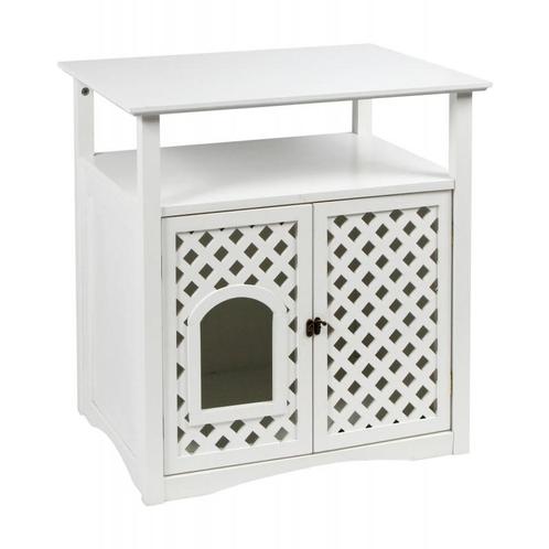 Kattenkast helena wit, 64x46x65cm - kerbl, Dieren en Toebehoren, Katten-accessoires, Nieuw