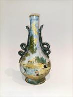 Italian Majolica Ceramic Vase - Vaas  - Keramiek - Hand, Antiek en Kunst, Antiek | Glaswerk en Kristal