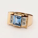 Bague - 14 carats Or rose Spinelle - Diamant - Char, Nieuw