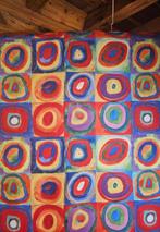 300x280cm! NIEUW Tessuto Kandinsky Quadraten met