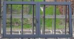 aluminium raam , chassis , venster 204 x 107 zwart ral 9005, Bricolage & Construction, Raamkozijn, Ophalen of Verzenden