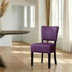 Leren eetkamerstoel Rest - Toledo Aubergine (paars) - Poten, Eigentijds, Modern, Overige kleuren, Nieuw, Leer