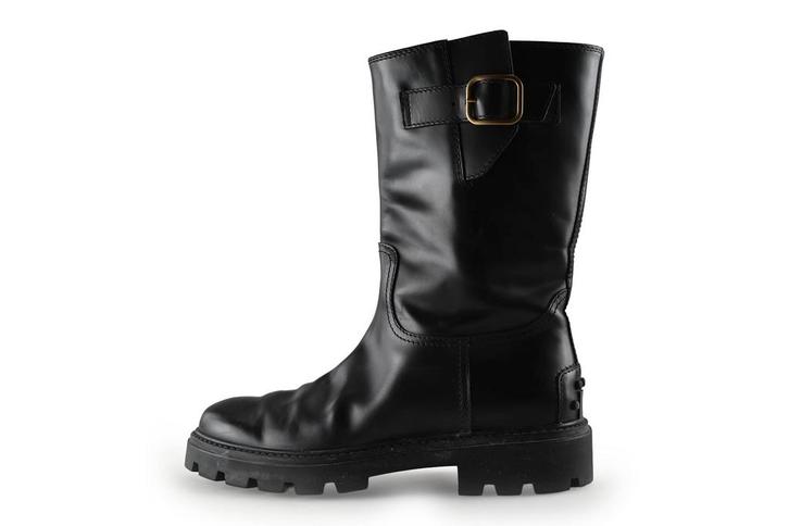 Tods biker boots in maat 41 Zwart | 5% korting, Kleding | Dames, Schoenen, Zwart, Zo goed als nieuw, Overige typen, Verzenden