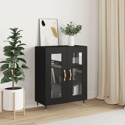 vidaXL Buffet noir 69,5x34x90 cm bois dingÃ©nierie, Maison & Meubles, Armoires | Dressoirs, Neuf, Envoi