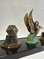 Bureauset - Art Déco Exclusive Large Héron, Inkwell -