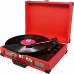 Platenspeler, rood Soundmaster PL580RO - Koffermodel, Verzenden, Nieuw