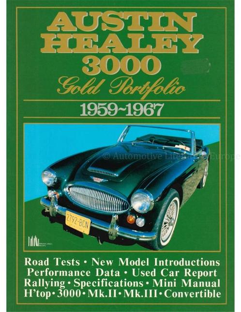 AUSTIN - HEALEY 3000, GOLD PORTFOLIO, Livres, Autos | Livres