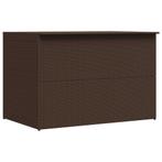 vidaXL Tuinbox 150x100x100 cm poly rattan bruin, Tuin en Terras, Verzenden, Nieuw