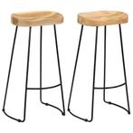 Gavin Barkrukken 2 st | Industrieel Design | OP = OP 40%, Huis en Inrichting, 2 krukken, Verzenden, Nieuw, 60 tot 90 cm