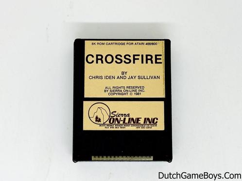 Atari 400/800/1200/ XE - Crossfire, Games en Spelcomputers, Spelcomputers | Atari, Gebruikt, Verzenden
